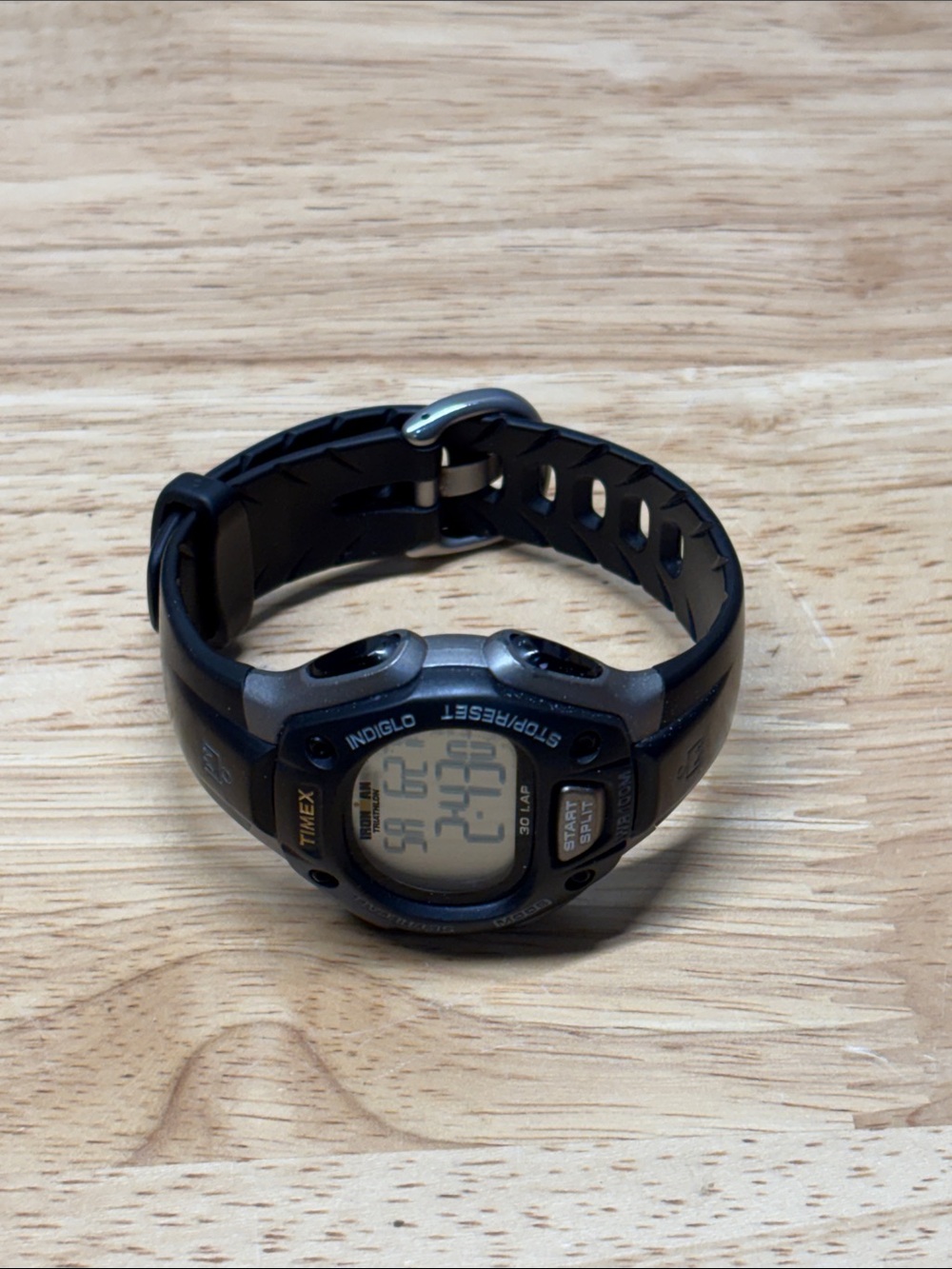 Timex Ironman Black Digital Sports Watch with Silver Accents